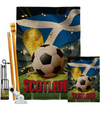 World Cup Scotland - Sports Interests Vertical Impressions Decorative Flags HG190138 Made In USA