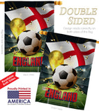 World Cup England - Sports Interests Vertical Impressions Decorative Flags HG190123 Made In USA