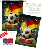 World Cup Germany - Sports Interests Vertical Impressions Decorative Flags HG190125 Made In USA