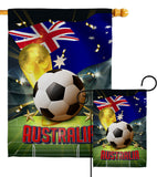 World Cup Australia - Sports Interests Vertical Impressions Decorative Flags HG190114 Made In USA