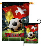 World Cup Switzerland - Sports Interests Vertical Impressions Decorative Flags HG190142 Made In USA