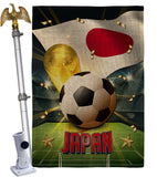 World Cup Japan - Sports Interests Vertical Impressions Decorative Flags HG190128 Made In USA