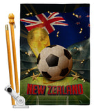 World Cup New Zealand - Sports Interests Vertical Impressions Decorative Flags HG190132 Made In USA