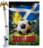 World Cup Scotland - Sports Interests Vertical Impressions Decorative Flags HG190138 Made In USA