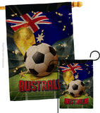 World Cup Australia - Sports Interests Vertical Impressions Decorative Flags HG190114 Made In USA