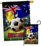 World Cup Australia - Sports Interests Vertical Impressions Decorative Flags HG190114 Made In USA