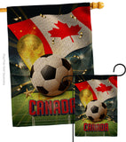 World Cup Canada - Sports Interests Vertical Impressions Decorative Flags HG190118 Made In USA