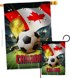 World Cup Canada - Sports Interests Vertical Impressions Decorative Flags HG190118 Made In USA