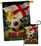 World Cup England - Sports Interests Vertical Impressions Decorative Flags HG190123 Made In USA