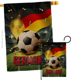 World Cup Germany - Sports Interests Vertical Impressions Decorative Flags HG190125 Made In USA