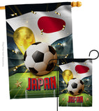 World Cup Japan - Sports Interests Vertical Impressions Decorative Flags HG190128 Made In USA