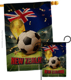 World Cup New Zealand - Sports Interests Vertical Impressions Decorative Flags HG190132 Made In USA