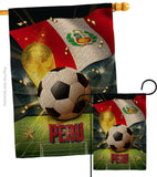 World Cup Peru - Sports Interests Vertical Impressions Decorative Flags HG190133 Made In USA