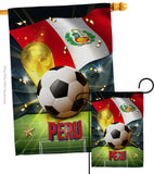 World Cup Peru - Sports Interests Vertical Impressions Decorative Flags HG190133 Made In USA