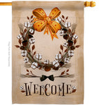 Welcome Southern With Grace - Southern Country & Primitive Vertical Impressions Decorative Flags HG137005 Made In USA