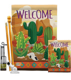 Cactus - Southwest Country & Primitive Vertical Impressions Decorative Flags HG115111 Made In USA