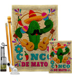 Mr. Cactus Mayo - Southwest Country & Primitive Vertical Impressions Decorative Flags HG115236 Made In USA