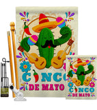 Mr. Cactus Mayo - Southwest Country & Primitive Vertical Impressions Decorative Flags HG115236 Made In USA