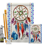 Dreamcatcher - Southwest Country & Primitive Vertical Impressions Decorative Flags HG137010 Made In USA