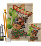 Que Viva Mexico - Southwest Country & Primitive Vertical Impressions Decorative Flags HG137386 Made In USA