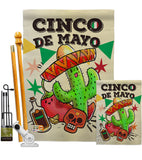 El Cinco de Mayo - Southwest Country & Primitive Vertical Impressions Decorative Flags HG192060 Made In USA