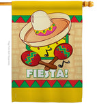 Fiesta - Southwest Country & Primitive Vertical Impressions Decorative Flags HG115026 Made In USA