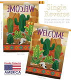 Cactus - Southwest Country & Primitive Vertical Impressions Decorative Flags HG115111 Made In USA