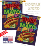 Cinco de Mayo - Southwest Country & Primitive Vertical Impressions Decorative Flags HG115113 Made In USA
