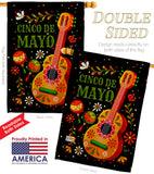 Celebrate Cinco De Mayo - Southwest Country & Primitive Vertical Impressions Decorative Flags HG115224 Made In USA