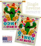 Mr. Cactus Mayo - Southwest Country & Primitive Vertical Impressions Decorative Flags HG115236 Made In USA