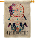 Dream Come True - Southwest Country & Primitive Vertical Impressions Decorative Flags HG115254 Made In USA