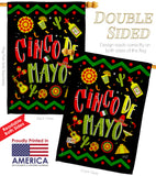 Ready to Cinco de Mayo - Southwest Country & Primitive Vertical Impressions Decorative Flags HG137043 Made In USA