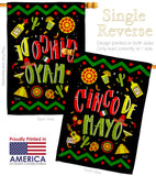 Ready to Cinco de Mayo - Southwest Country & Primitive Vertical Impressions Decorative Flags HG137043 Made In USA