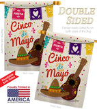 Fiesta Cinco de Mayo - Southwest Country & Primitive Vertical Impressions Decorative Flags HG137044 Made In USA