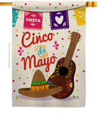 Fiesta Cinco de Mayo - Southwest Country & Primitive Vertical Impressions Decorative Flags HG137044 Made In USA