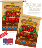 Southwest Cinco de Mayo - Southwest Country & Primitive Vertical Impressions Decorative Flags HG137056 Made In USA