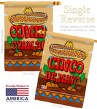 Southwest Cinco de Mayo - Southwest Country & Primitive Vertical Impressions Decorative Flags HG137056 Made In USA