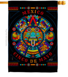 Feliz Cinco De Mayo - Southwest Country & Primitive Vertical Impressions Decorative Flags HG137463 Made In USA