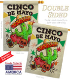 El Cinco de Mayo - Southwest Country & Primitive Vertical Impressions Decorative Flags HG192060 Made In USA