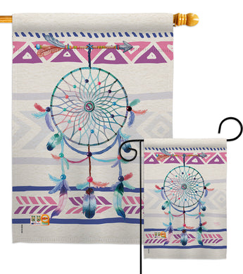 Dreamcatcher - Southwest Country & Primitive Vertical Impressions Decorative Flags HG115101 Made In USA