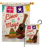 Fiesta Cinco de Mayo - Southwest Country & Primitive Vertical Impressions Decorative Flags HG137044 Made In USA