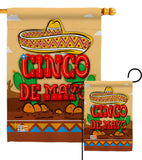 Southwest Cinco de Mayo - Southwest Country & Primitive Vertical Impressions Decorative Flags HG137056 Made In USA