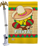 Fiesta - Southwest Country & Primitive Vertical Impressions Decorative Flags HG115026 Made In USA