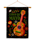 Celebrate Cinco De Mayo - Southwest Country & Primitive Vertical Impressions Decorative Flags HG115224 Made In USA