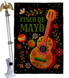 Celebrate Cinco De Mayo - Southwest Country & Primitive Vertical Impressions Decorative Flags HG115224 Made In USA