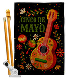 Celebrate Cinco De Mayo - Southwest Country & Primitive Vertical Impressions Decorative Flags HG115224 Made In USA