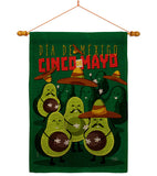 Avocado Fiesta - Southwest Country & Primitive Vertical Impressions Decorative Flags HG115234 Made In USA