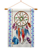 Dreamcatcher - Southwest Country & Primitive Vertical Impressions Decorative Flags HG137010 Made In USA