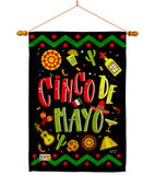 Ready to Cinco de Mayo - Southwest Country & Primitive Vertical Impressions Decorative Flags HG137043 Made In USA