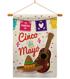 Fiesta Cinco de Mayo - Southwest Country & Primitive Vertical Impressions Decorative Flags HG137044 Made In USA